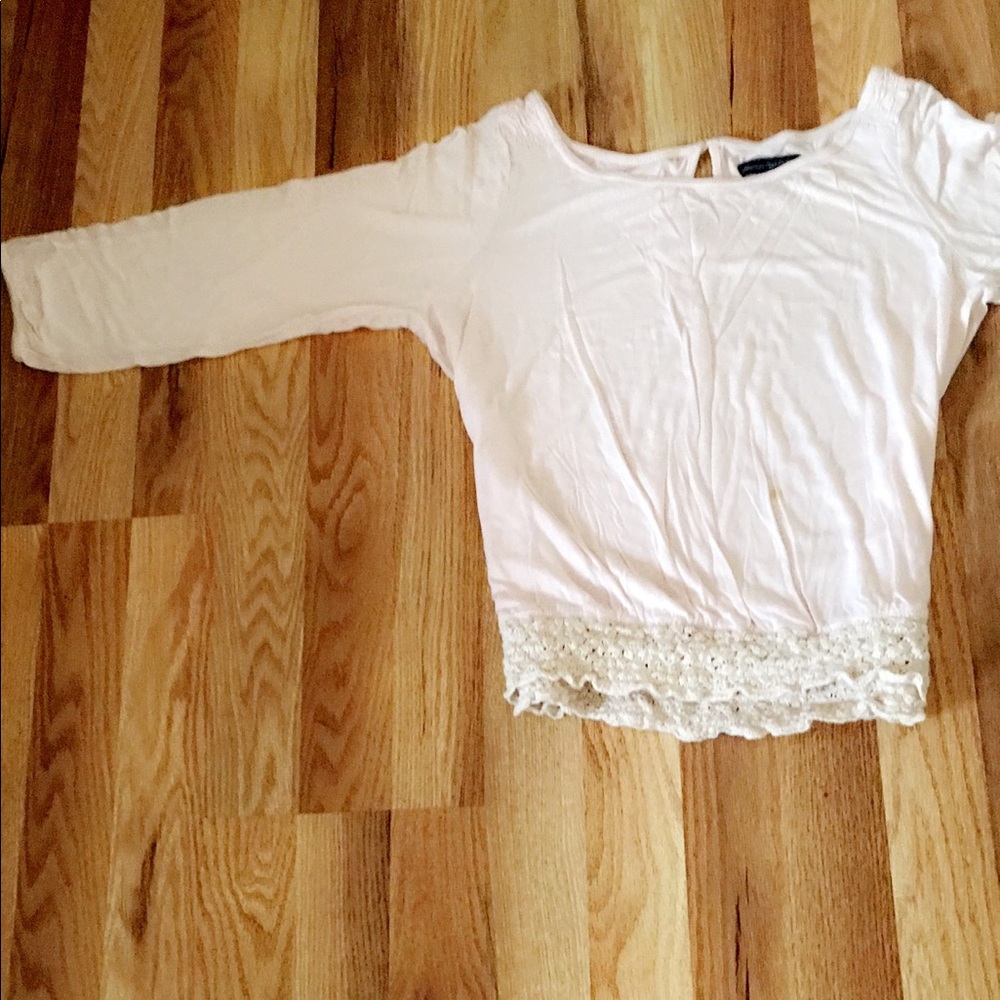 Blush colored children's blouse